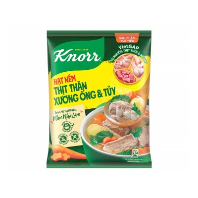 Hạt nêm Knorr thịt thăn, xương ống, tủy gói 400g